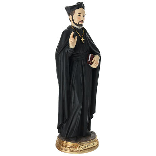 San Ignacio de Loyola estatua resina 20 cm 4