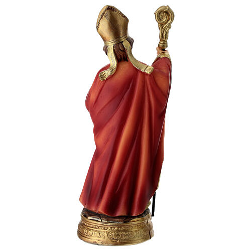 Estátua de Santo Ambrósio em resina 12 cm 4