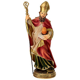 Saint Ambroise statue en résine 20 cm