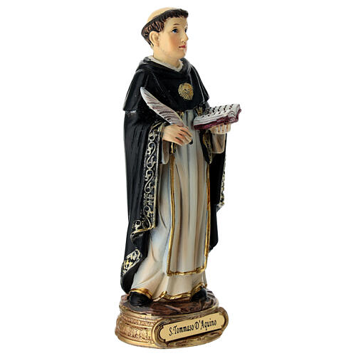 Heiliger Thomas von Aquin – Figur 12 cm aus handbemaltem Resin 3