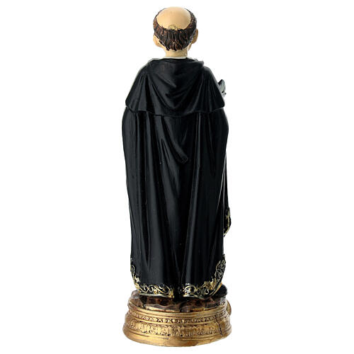 Estátua de São Tomás de Aquino 12 cm resina 4