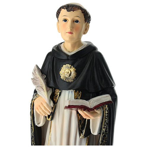 Saint Thomas Aquinas statue in resin, 30 cm 2