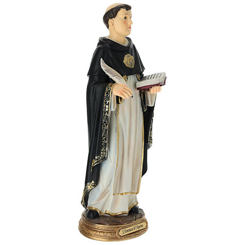 Saint Thomas Aquinas statue in resin, 30 cm 4