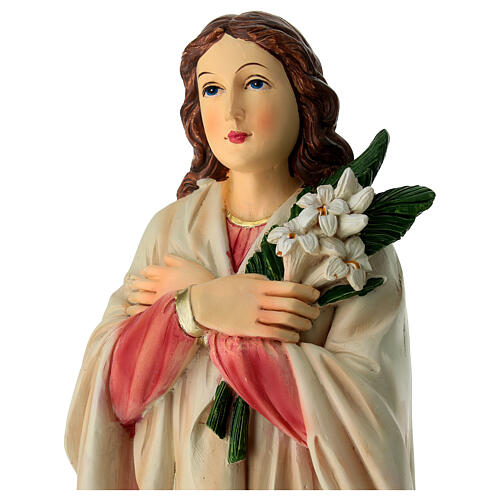 Heilige Maria Goretti – Statue 30 cm aus handbemaltem Resin 2