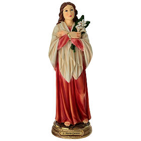 Santa Maria Goretti statua resina 30 cm