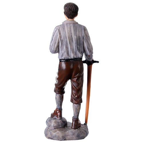 Statua Pier Giorgio Frassati resina dipinta a mano 12 cm 7