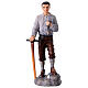 Statua Pier Giorgio Frassati resina dipinta a mano 12 cm s1
