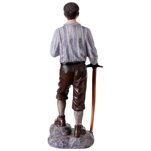 Estatua Pier Giorgio Frassati resina 20 cm pintada a mano 6