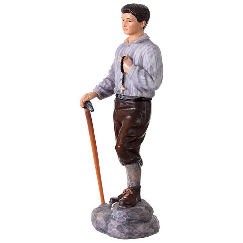 Statua Pier Giorgio Frassati resina 20 cm dipinta a mano 4