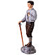 Statua Pier Giorgio Frassati resina 20 cm dipinta a mano s4