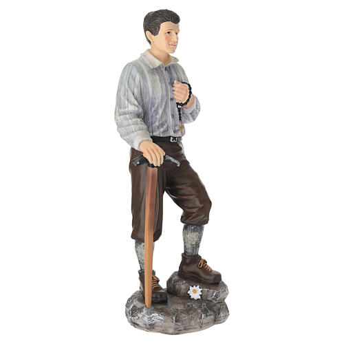 Figura Pier Giorgio Frassati,30 cm, ręcznie malowana żywica 6