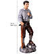 Pier Giorgio Frassati Hand-Painted Resin Statue, 30 cm s3
