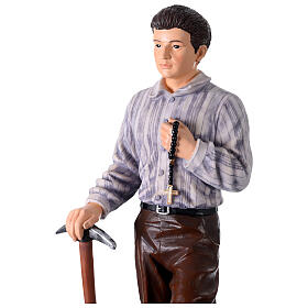 Statua Pier Giorgio Frassati resina 60 cm dipinta a mano