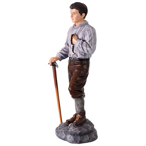 Statua Pier Giorgio Frassati resina 60 cm dipinta a mano 3