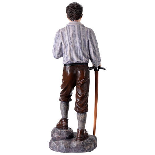 Statua Pier Giorgio Frassati resina 60 cm dipinta a mano 9
