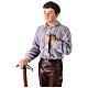 Statua Pier Giorgio Frassati resina 60 cm dipinta a mano s2