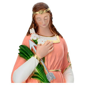 Estatua Santa Filomena yeso pintado 60 cm