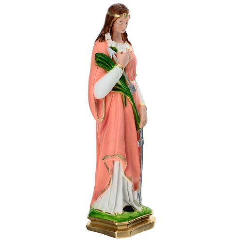 Statue Sainte Philomène plâtre coloré 60 cm 5