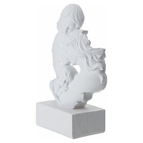 Sacra famiglia stilizzata in resina 20x15x5 cm