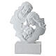 Sacra famiglia stilizzata in resina 20x15x5 cm s1