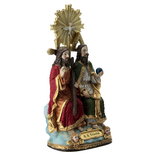 Representation of the Holy Trinity in resin, 8 in 3