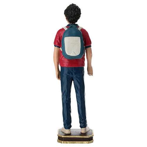 Estatua 30 cm Carlo Acutis resina pintada 4