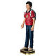 Estatua 30 cm Carlo Acutis resina pintada s2