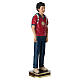 Estatua 30 cm Carlo Acutis resina pintada s3