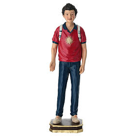Statua 30 cm Carlo Acutis resina dipinta