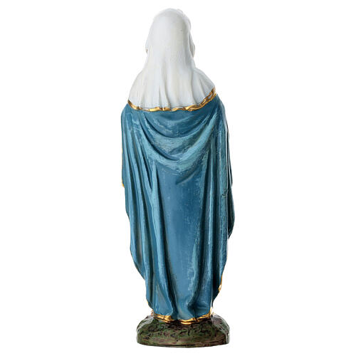 Figura Sagrado Corazón de María 10 cm resina pintada 4