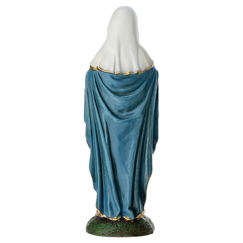 Figurka Matki Boskiego Serca z żywicy, malowana, 20 cm 4