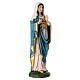 Small Statue Immaculate Heart of Mary Hand-Painted Resin 20 cm s3