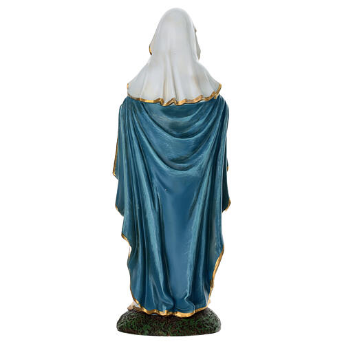 Painted resin statue of the Sacred Heart of Mary, 14 in 5