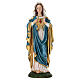 Statua resina Sacro Cuore di Maria 35 cm dipinta s1