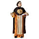 Estatua resina pintada San Tomás de Aquino 10 cm s1