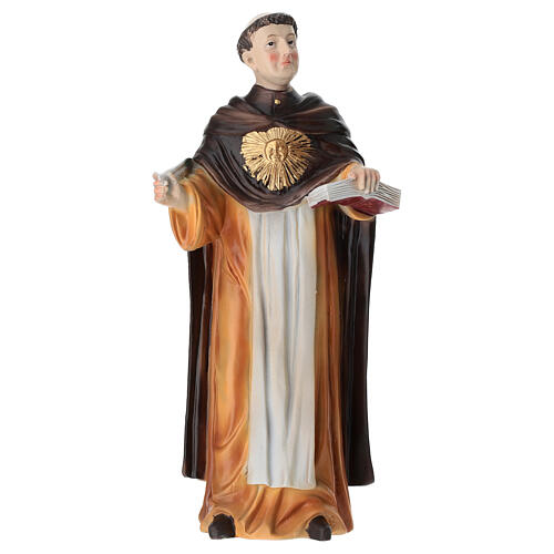 San Tommaso d'Aquino statua 20 cm resina dipinta 1