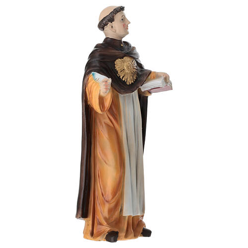 San Tommaso d'Aquino statua 20 cm resina dipinta 3