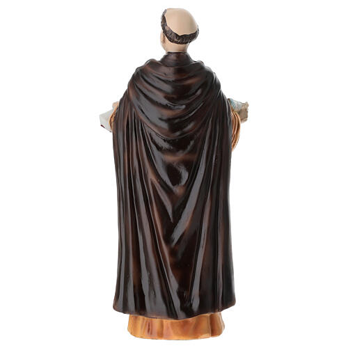 San Tommaso d'Aquino statua 20 cm resina dipinta 4