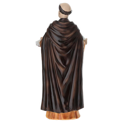 Statue de Saint Thomas d'Aquin en résine peinte 28 cm 4