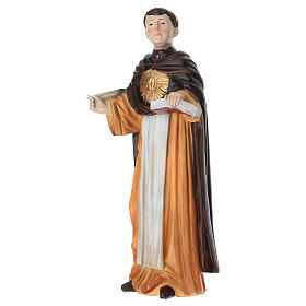 San Tommaso d'Aquino statua resina dipinta 28 cm