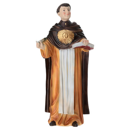 San Tommaso d'Aquino statua resina dipinta 28 cm 1