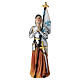 Figurka Joanna d'Arc z żywicy 10 cm, ręcznie malowana s1