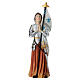 Juana de Arco estatua resina pintada 30 cm s1
