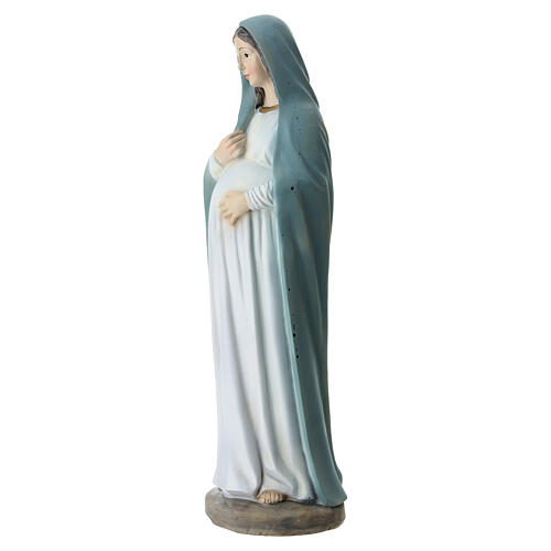 Statuette Vierge Marie enceinte 20 cm résine 2