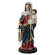 Madonna del Rosario e bambin Gesù benedicente 65cm resina s1