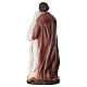 San Giuseppe con Maria incinta statua resina dipinta 20 cm s4