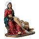 Estatueta da Pietá 10 cm em resina pintada s3