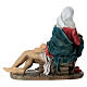 Estatueta da Pietá 10 cm em resina pintada s4