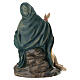 Statua Pietà resina colorata 15 cm s4