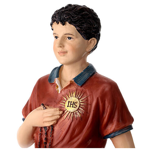 Carlo Acutis mit Rosenkranz – handbemalte Statue aus Resin, 30 cm, MULTIPACK mit 16 Stück 6